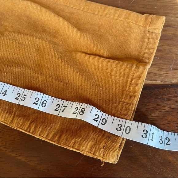 St. John Bay Corduroy Straight Leg Pants pumpkin color size 12 EUC - Picture 6 of 14